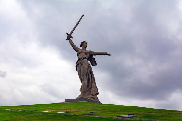 Russia, Volgograd, May 17, 2018. Statue \