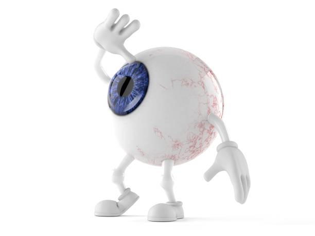 istock Eye ball character looking up 964705860