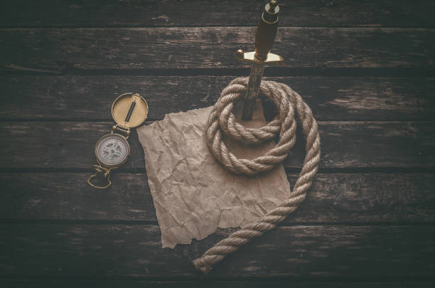 istock Pirate treasure map. Travel. Adventurer concept. 964705942