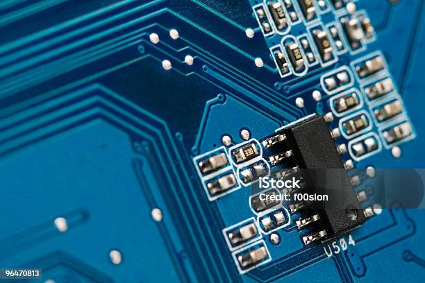 Placa De Circuito Impreso Foto de stock y más banco de imágenes de Azul - Azul, Chip - Componente de ordenador, Ciencia