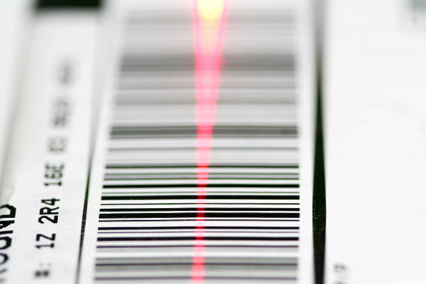 Barcode  laser pen stock pictures, royalty-free photos & images