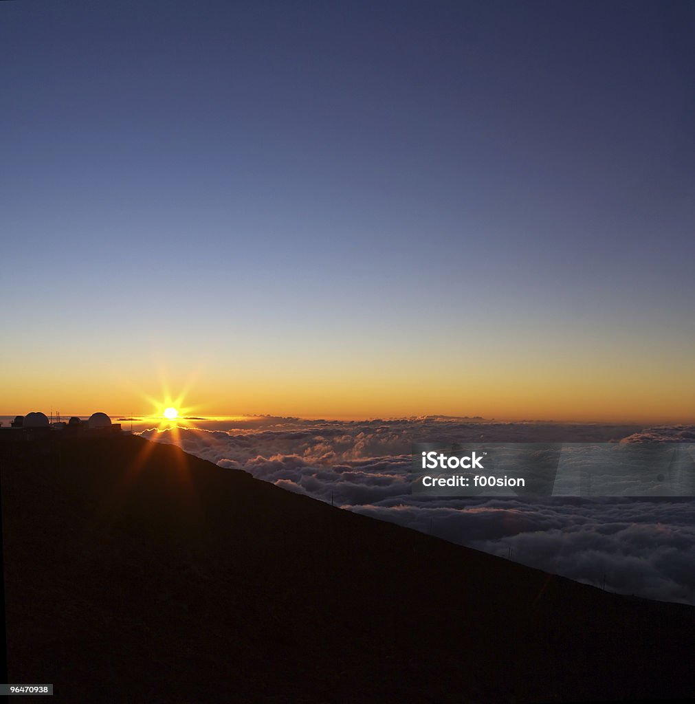 Vista de Haleakala - Foto de stock de Astronomia royalty-free