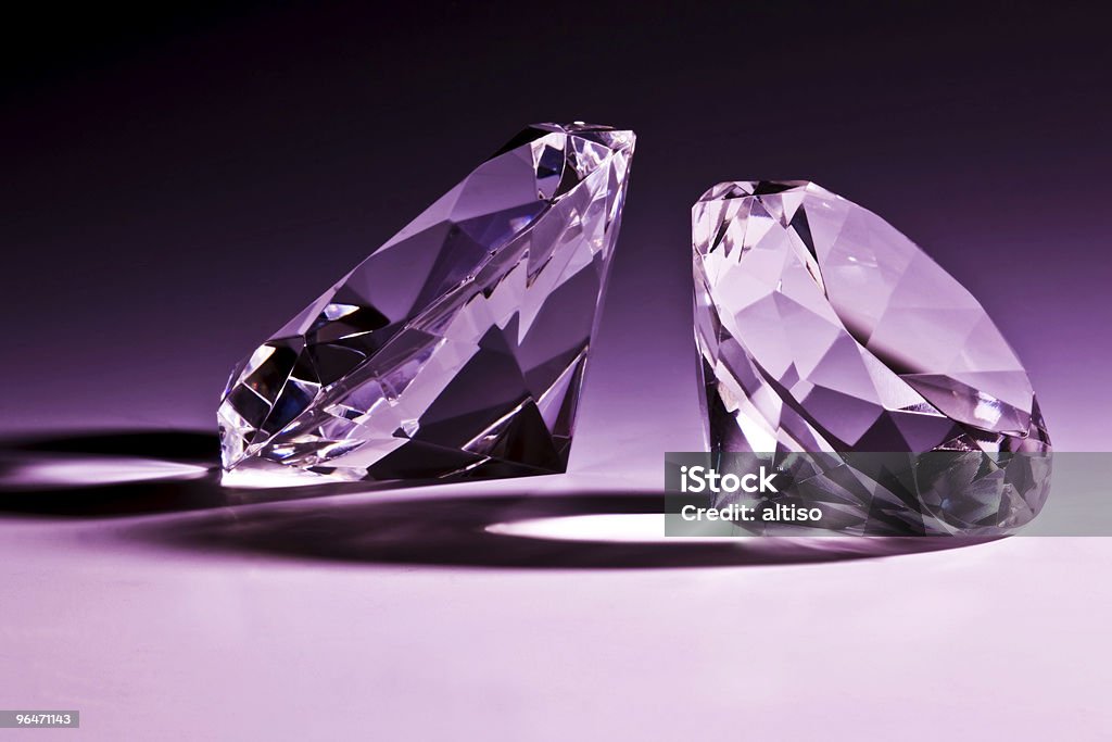 Diamantes close-up - Royalty-free Branco Foto de stock