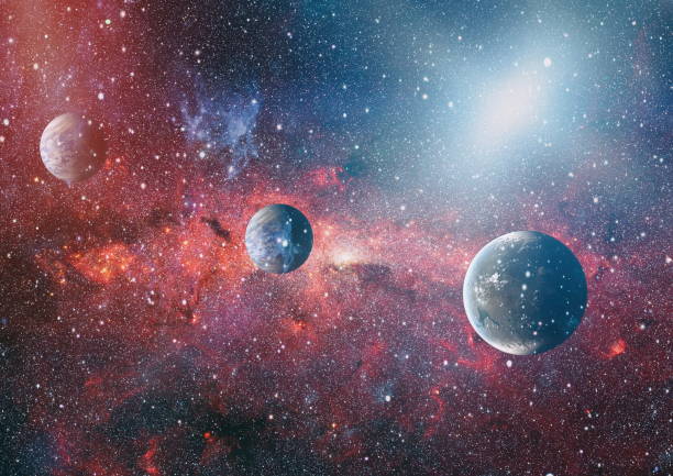 istock planets, stars and galaxies in outer space showing the beauty of space exploration. Elements furnished by NASA 964719708