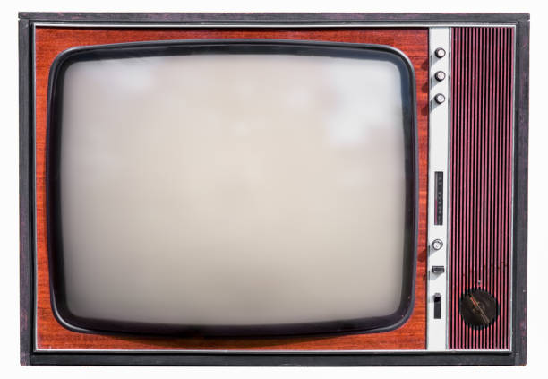 istock old tv set isolated on white background 964725262