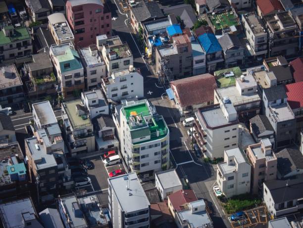 istock Aerial Cityscape Downtown Tokyo , Japan 964728612