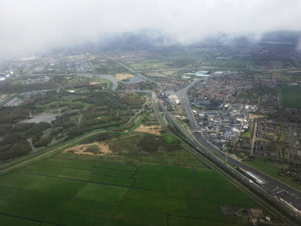 istock Aerial view Netherlands Holland landscape 964728678