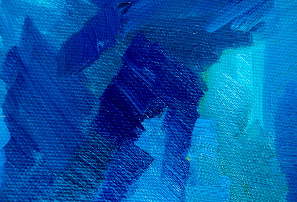 istock abstract oil paint texture on canvas, background 964736786