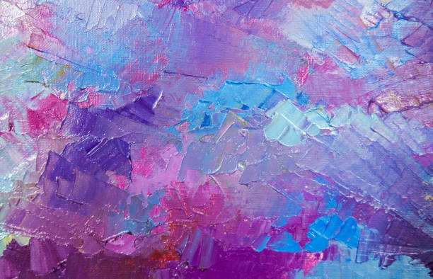 istock abstract oil paint texture on canvas, background 964736820