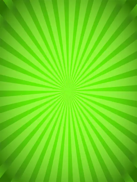 Vector illustration of Vertically long Gradation sunburst background