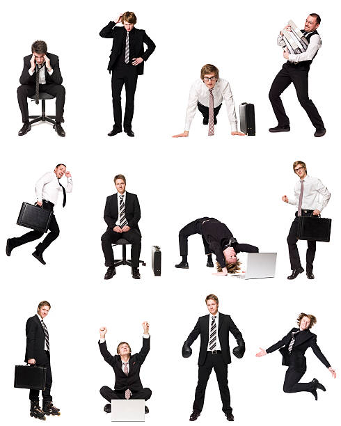 istock Collage of businessmen 96474456