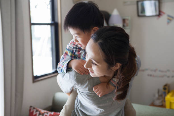 istock Child and mother contact. 964745624