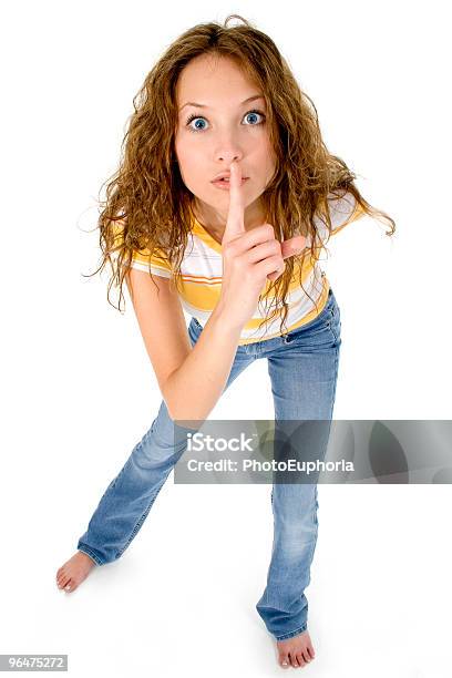 Shhhhhh Stock Photo - Download Image Now - American Culture, Barefoot, Beautiful People