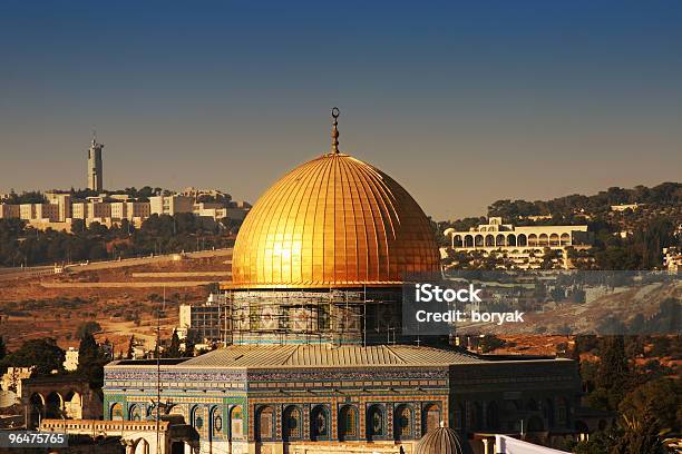 Dome Of The Rock On Temple Mount Jerusalem Stock Photo - Download Image Now - Architectural Dome, Capital Cities, Color Image