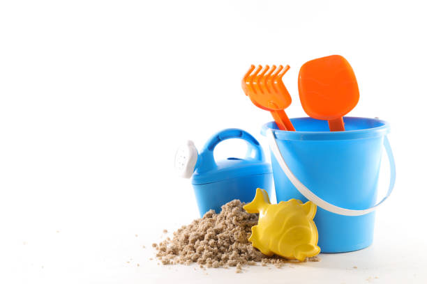 istock sand with toys, holiday concept 964758142