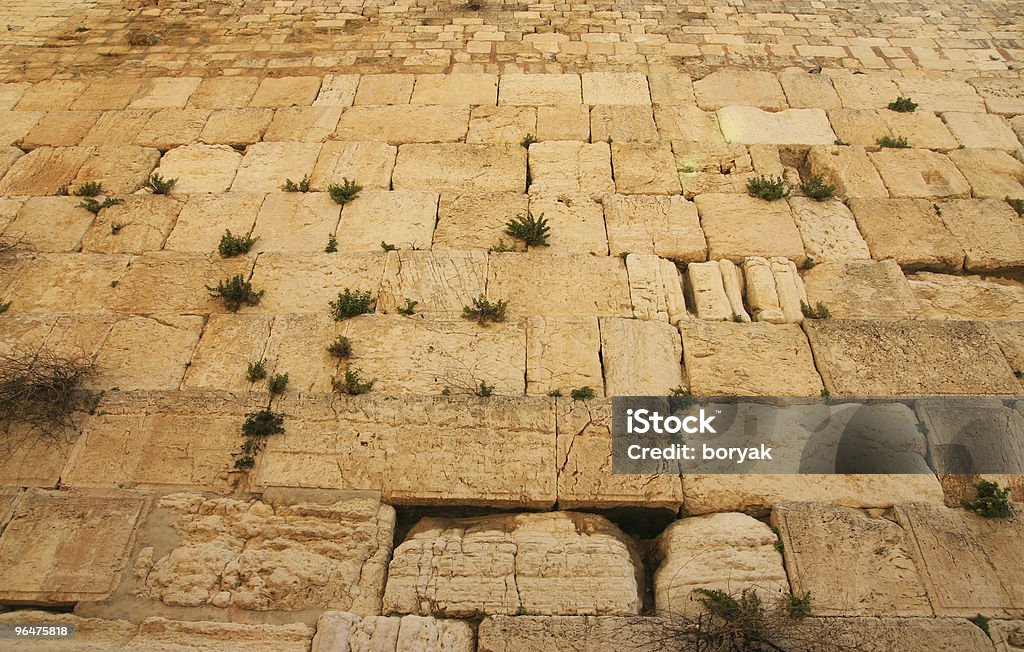 石の嘆きの壁、エルサレム - イスラエルのロイヤリティフリーストックフォト