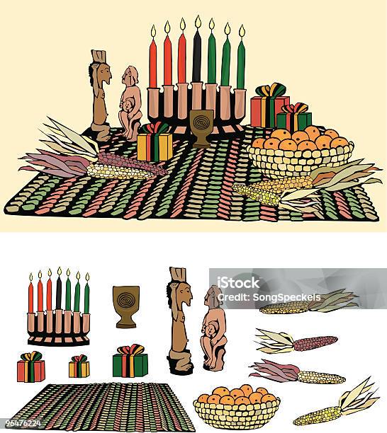 Kwanzaa 배열 Kwanzaa에 대한 스톡 벡터 아트 및 기타 이미지 - Kwanzaa, 제단, Mishumaa Saba