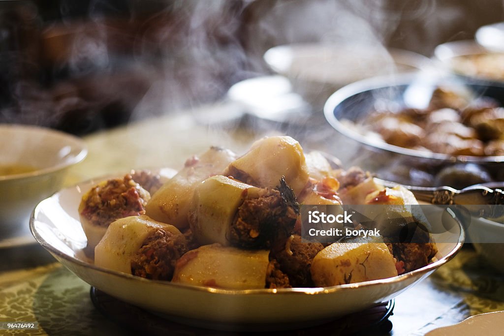 De courgettes farcies à la viande plat chaud - Photo de Aliment libre de droits
