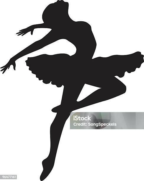 Ballerina Silhouette Stock Illustration - Download Image Now - Ballet Dancer, Ballet, In Silhouette