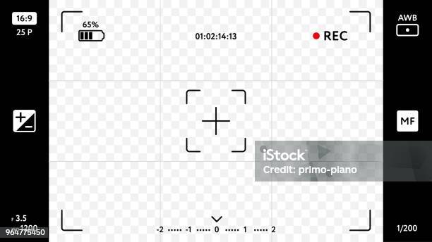 現代のスマート フォン カメラのフォーカシング スクリーン - ビデオカメラのベクターアート素材や画像を多数ご用意 - ビデオカメラ, カメラ, パソコンモニタ