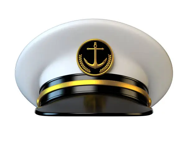 Photo of Navy cap, ship officer, admiral, sailor, naval captain hat