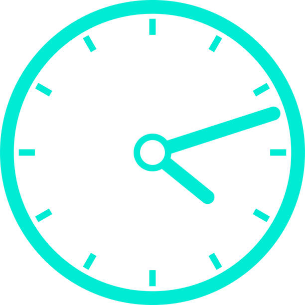 Colorful Clock illustration This is a vector illustration. number counter stock illustrations