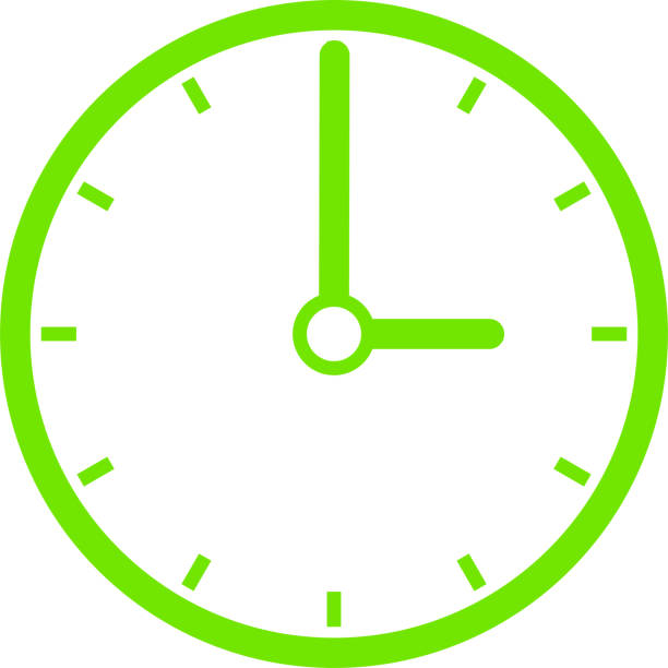 Colorful Clock illustration This is a vector illustration. number counter stock illustrations