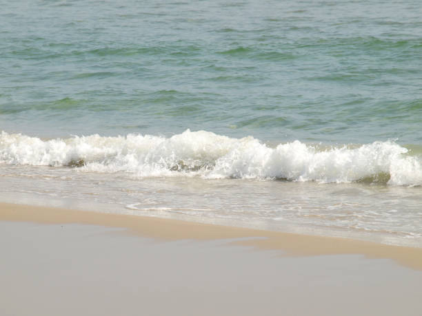 istock Wave of the sea on the sand beach 964786150