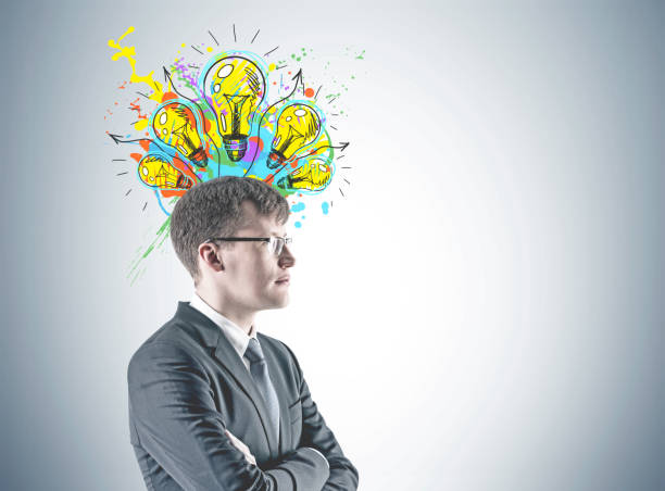 istock Confident cross armed businessman, creativity 964788818