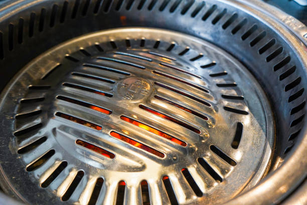 istock grille with fire for korean barbeque 964797028