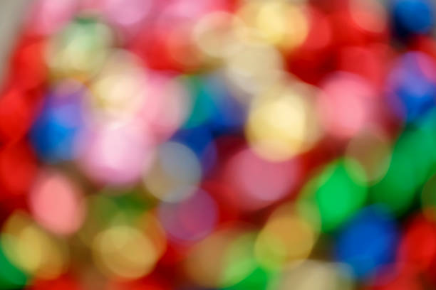 istock background. Festive abstract background with bokeh defocused lights 964812350
