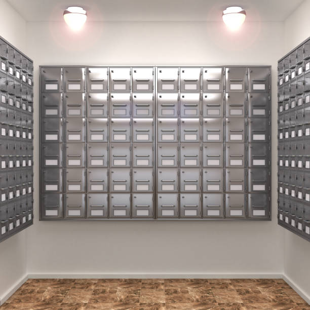 istock room with storage cells. 3d illustration 964817564