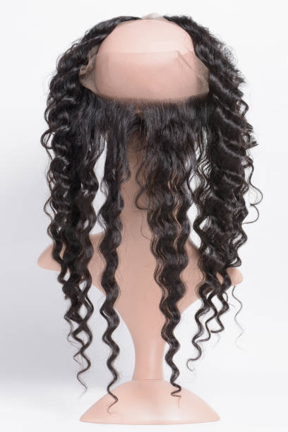 istock loop circled sewed deep curly black human hair weaves lace frontal closure 964824748