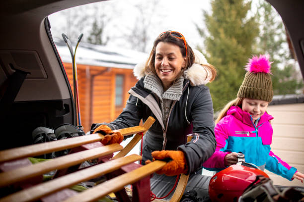 istock Preparing to Sled with her Daughter 964825030