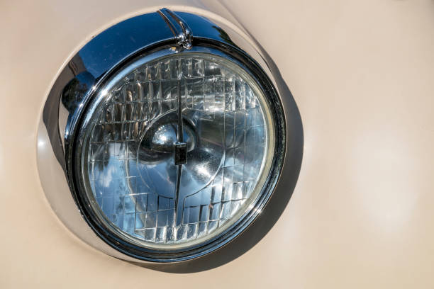 istock Single Classic Vintage Vehicle Headlamp 964850296