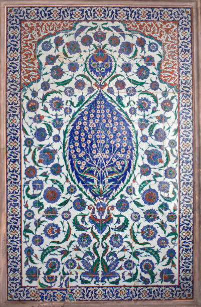 istock Iznik lapis tiles with floral pattern in Istanbul, Turkey 964851208