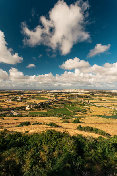 istock Landscape seen from the old town Mdina, Malta 964854336