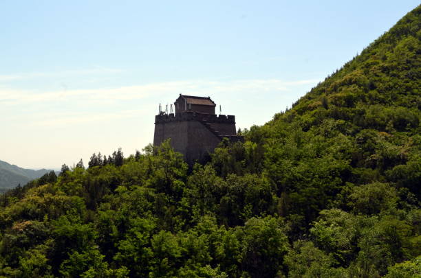 istock The Great Wall of China and mountains 964858834