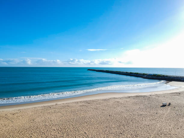 Praia de Iracema Beach, aerial view