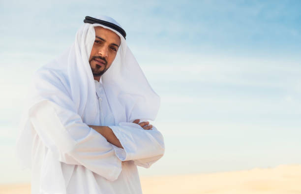 istock Middle Eastern Arabic man in traditional clothes 964872486