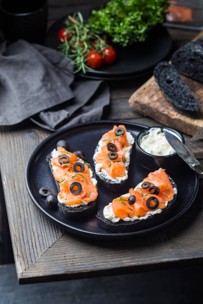 istock salmon sandwich with cream cheese 964875108