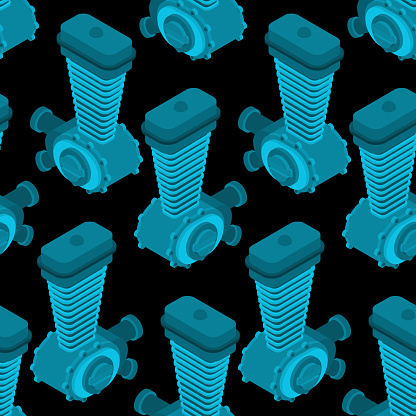 Tools Racing Motor Pattern Engine Racing Isometric Pattern Seamless Motor Motorcycle Background ...