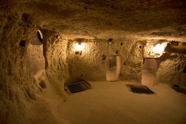 istock Derinkuyu cave city in Cappadocia Turkey 964876604