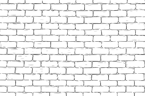 Brick wall background. Vector illustration