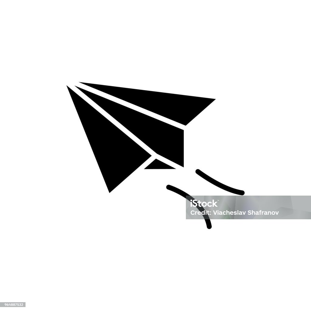 Sending a message black icon concept. Sending a message flat  vector symbol, sign, illustration. Sending a message black icon concept. Sending a message flat  vector website sign, symbol, illustration. Bubble stock vector