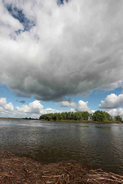 istock the beautiful landscape with low clouds over the river 964895006
