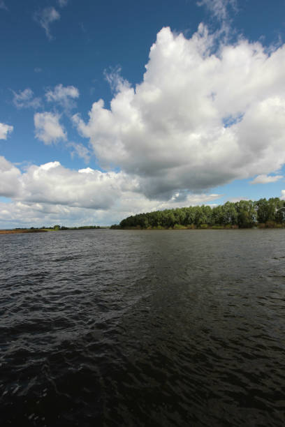istock the beautiful landscape with low clouds over the river 964895540