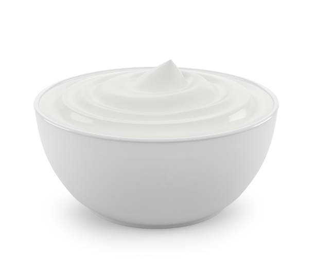 istock Bowl of sour cream 964899906