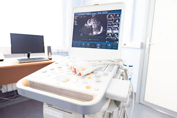 Photo of modern ultrasound machine