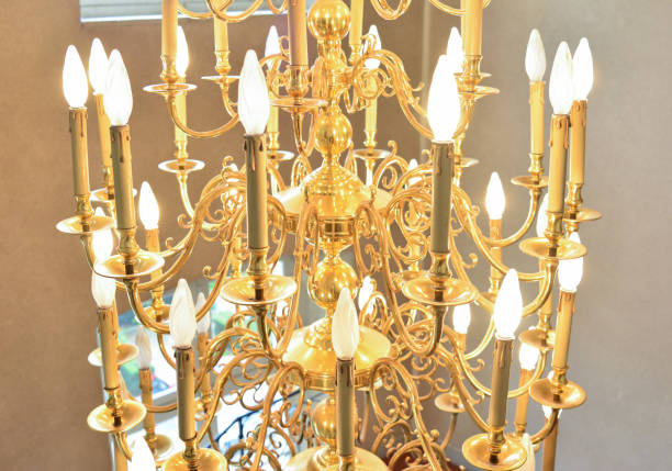 istock Big old luxury chandelier 964904440
